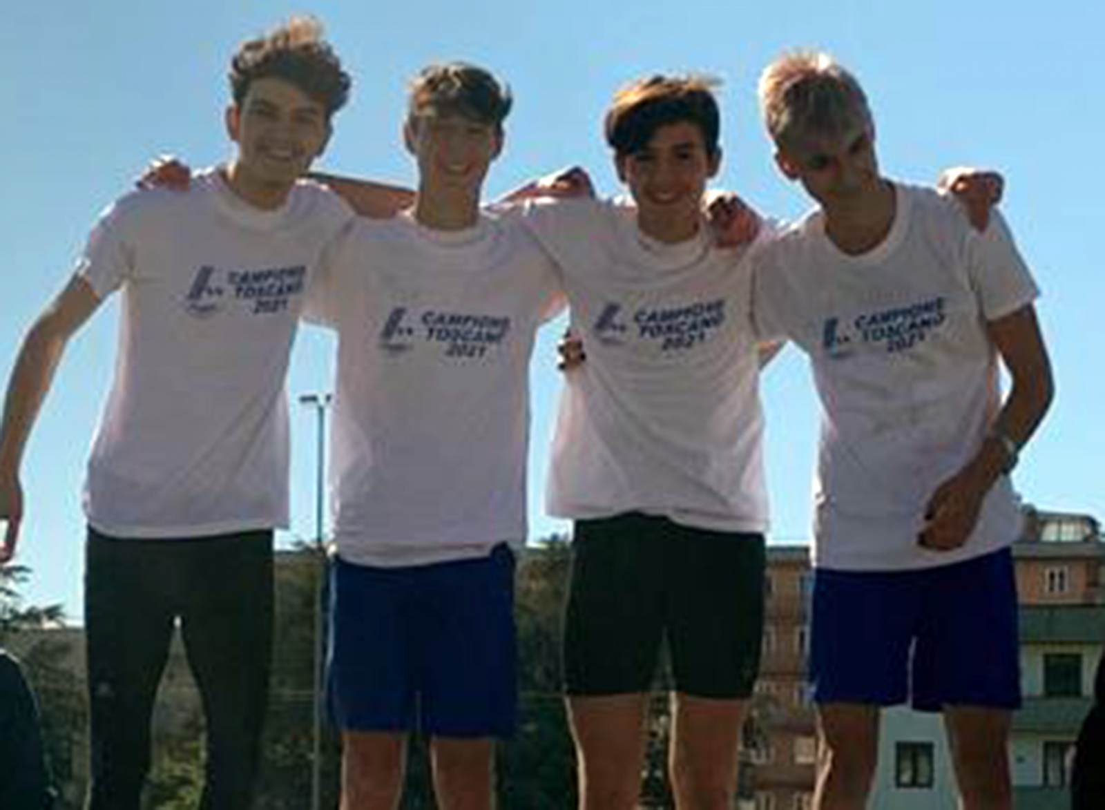 I Cadetti dell’Alga Atletica Arezzo vincono il titolo toscano nella staffetta 4×100