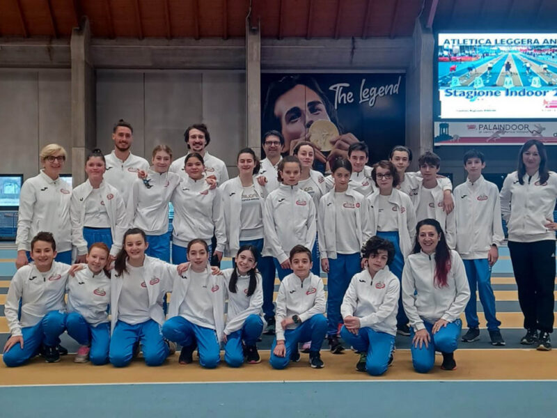 L’Alga Atletica Arezzo ha aperto il 2023 al Meeting Nazionale di Ancona
