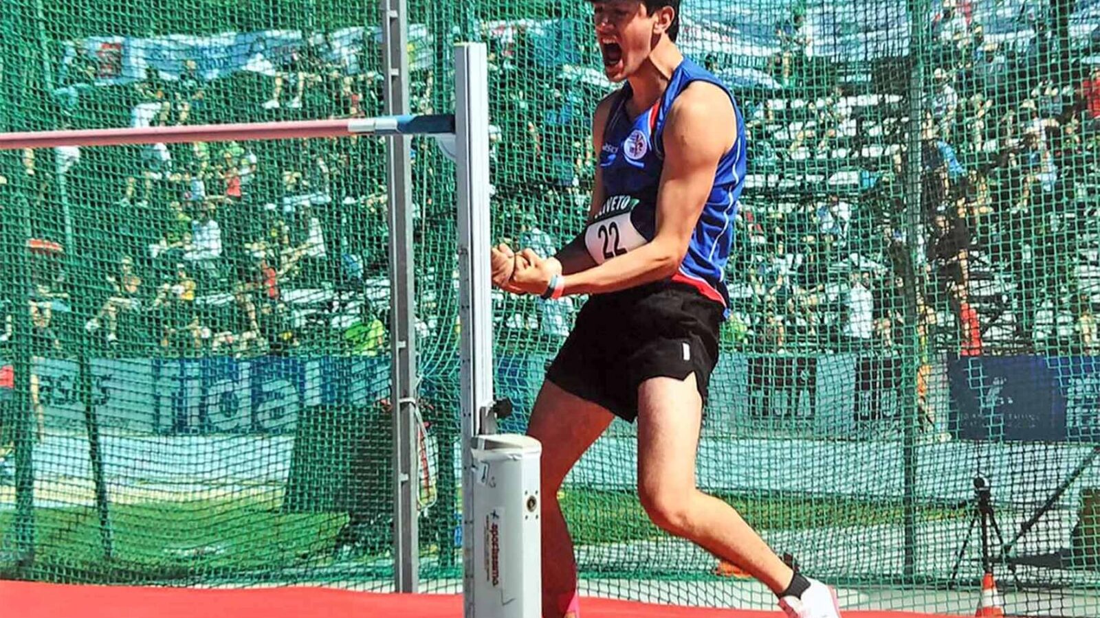 Federico Rubechini è quinto nel salto in alto ai Campionati Italiani Junior