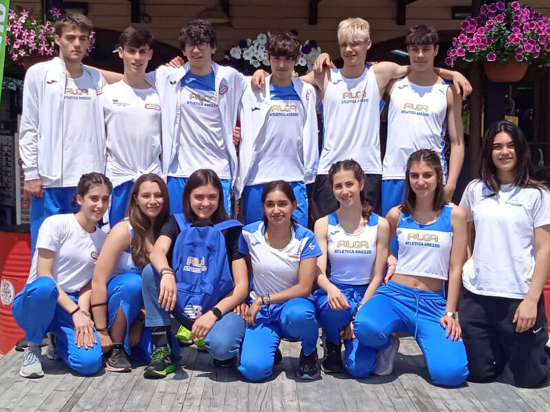 Alga Atletica Arezzo, bei risultati ai Campionati di Società Allievi e Cadetti