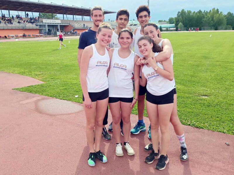 Ragazzi e Cadetti dell’Alga Atletica Arezzo in luce ai Campionati Provinciali