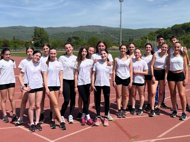 Cinque medaglie per l’Alga Atletica Arezzo ai Campionati di Società Cadetti