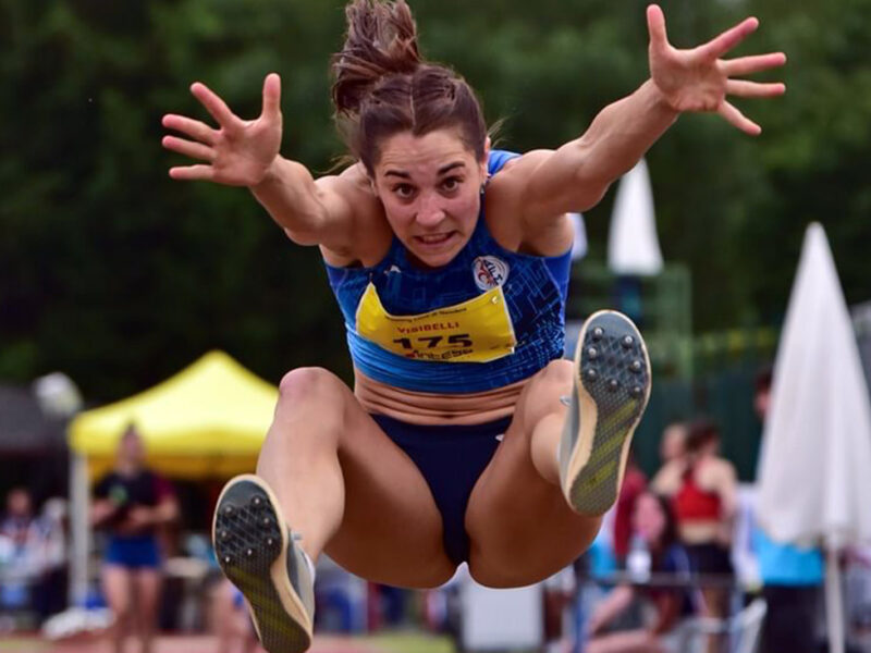 Anna Visibelli è quinta nel salto in lungo ai Campionati Italiani Assoluti