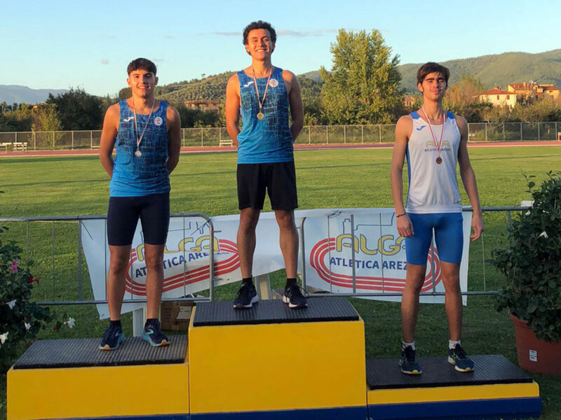 L’Alga Atletica Arezzo vince otto titoli provinciali con Cadetti e Ragazzi