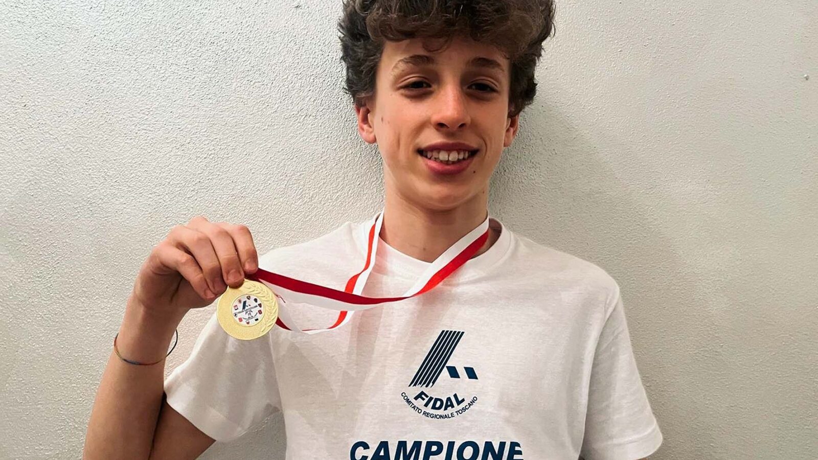 Titolo regionale nel salto in lungo per Mattia Falciani dell’Alga Atletica Arezzo