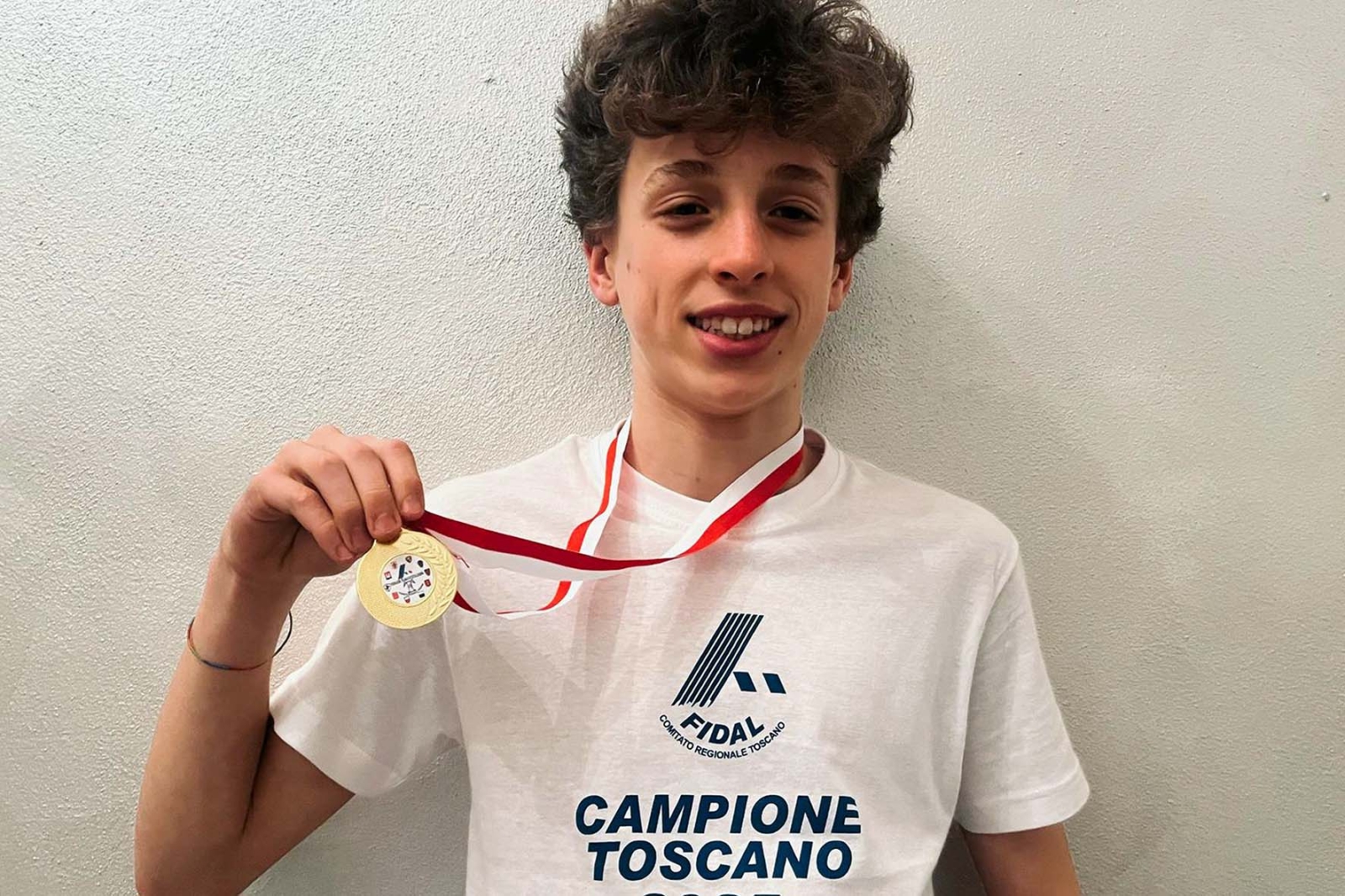 Titolo regionale nel salto in lungo per Mattia Falciani dell’Alga Atletica Arezzo