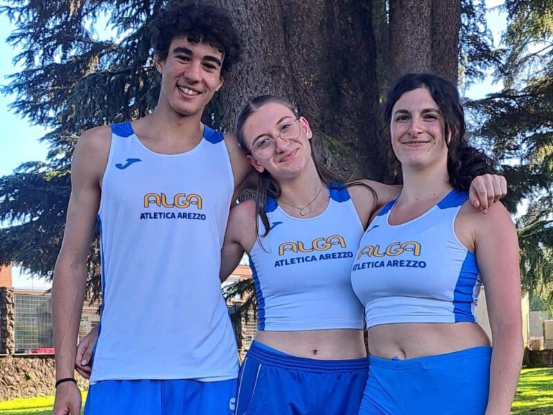 Quattro ragazzi dell’Alga Atletica Arezzo ai Campionati Italiani Allievi