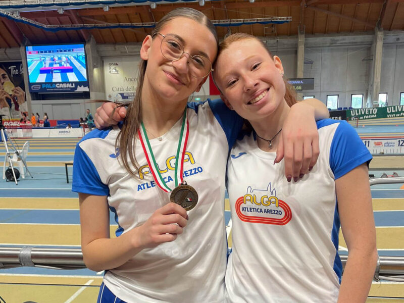 Gemma Fabbriciani finalista nel salto triplo ai Campionati Italiani Indoor