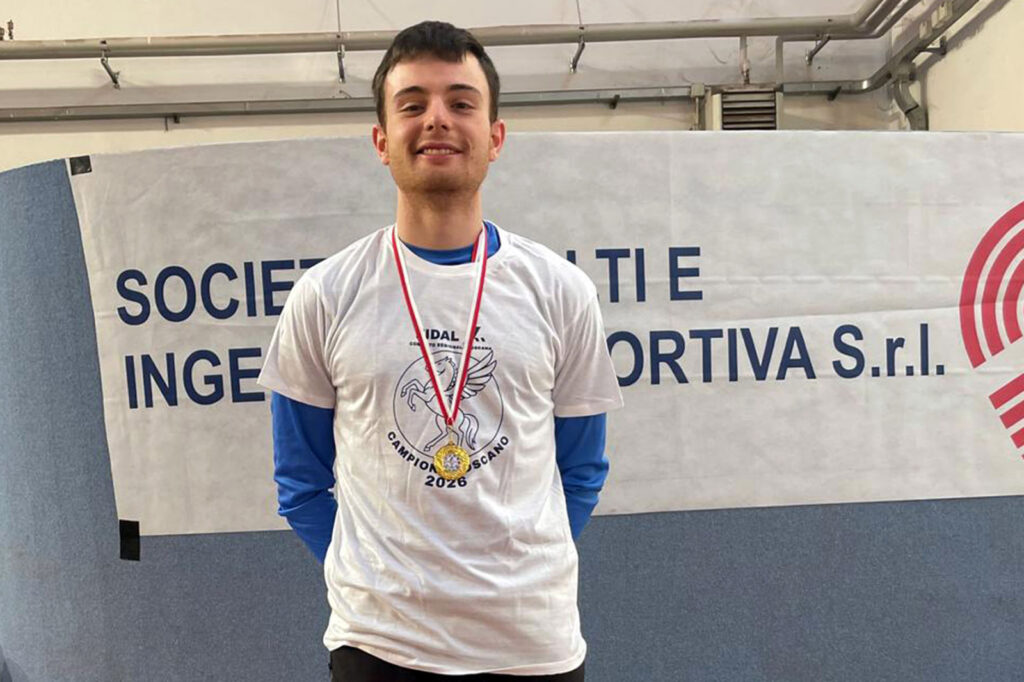 Riccardo Cincinelli è campione toscano nei 60 ostacoli