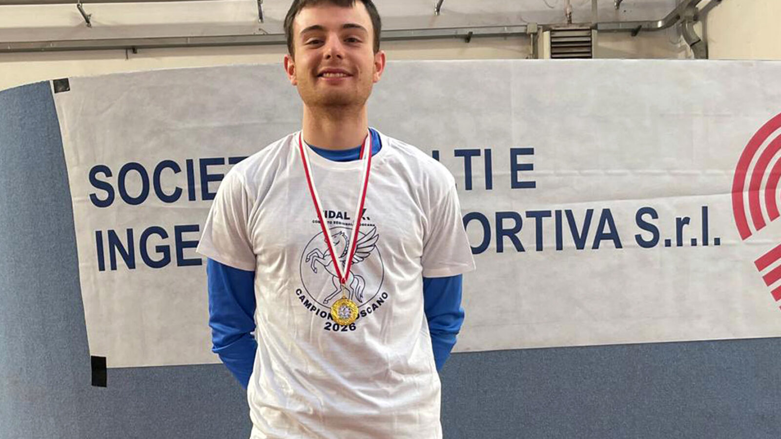 Riccardo Cincinelli è campione toscano nei 60 ostacoli