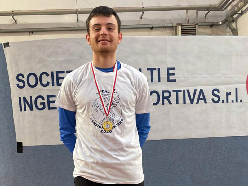 Riccardo Cincinelli è campione toscano nei 60 ostacoli